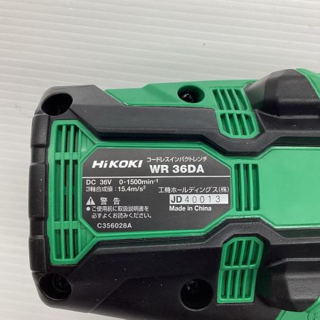 ДД HiKOKI ハイコーキ 工具 締め付け工具 未使用品(S) 本体のみ コードレス式 36v JD40013 WR36DA グリーン