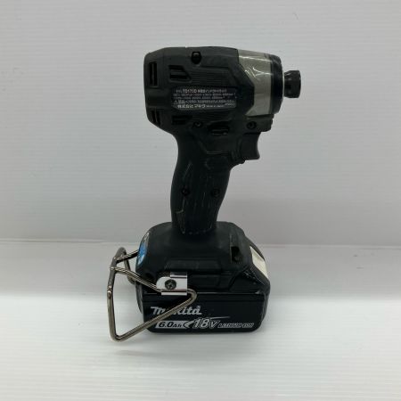 ДД MAKITA マキタ 充電池1個付 コードレス式 18v 6.0Ah 7/0/0 323151 使用感有 TD173D ブラック
