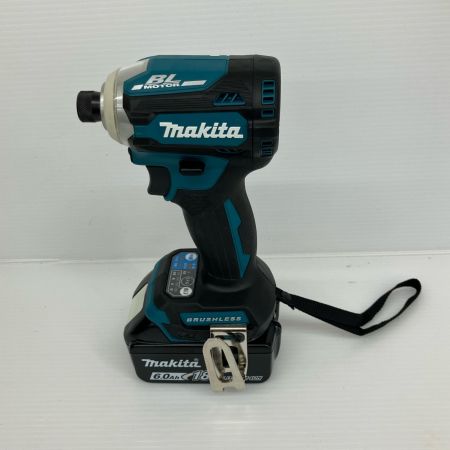 ДД MAKITA マキタ インパクトドライバ 未使用に近い 充電器・充電池2個・ケース付 TD171DRGX ブルー