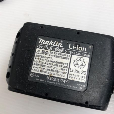 ДД MAKITA マキタ 18v 6.0Ah コードレス式インパクトドライバ 充電器・充電池2個・ケース付 TD171D ブルー