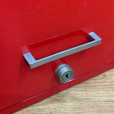 ДД Snap-on スナップオン 工具ケース 000617H キズ・ハガレ有 カナダ製 旧ロゴ 引き出し9個 鍵無し KRA59K レッド