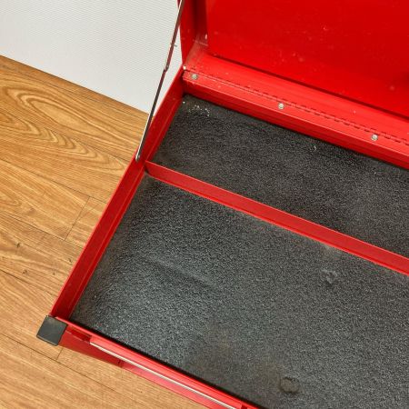 ДД Snap-on スナップオン 工具ケース 000617H キズ・ハガレ有 カナダ製 旧ロゴ 引き出し9個 鍵無し KRA59K レッド