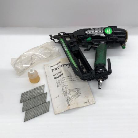 ДД HITACHI 日立 ねじ打ち機 常圧  ケース付  NT50MF グリーン