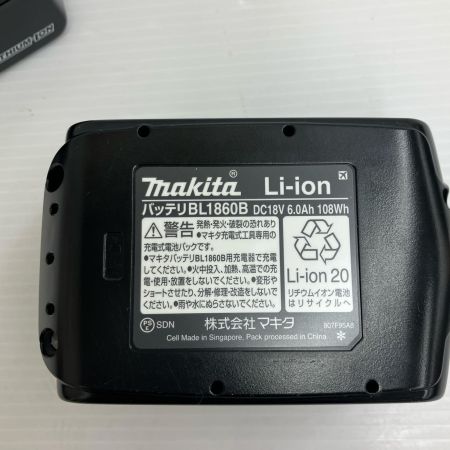 ДД MAKITA マキタ コードレス式インパクトドライバ  18v 6.0Ah 充電器・充電池2個・ケース付 TD173D ブラック