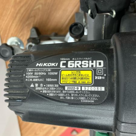 ДД HiKOKI ハイコーキ 100v 卓上スライド丸のこ 165mm C6RSHD グリーン