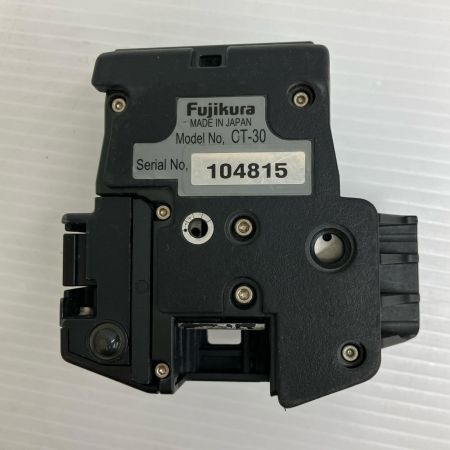 ДД Fujikura フジクラ 光ファイバカッタ  CT-30 ブラック