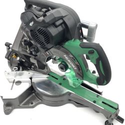 ДД HiKOKI ハイコーキ スライド丸のこ 程度A コードレス式 165mm 36v 800266 美品 充電器付き C3606DRB グリーン Aランク