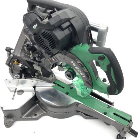 ДД HiKOKI ハイコーキ スライド丸のこ 程度A コードレス式 165mm 36v 800266 美品 充電器付き C3606DRB グリーン