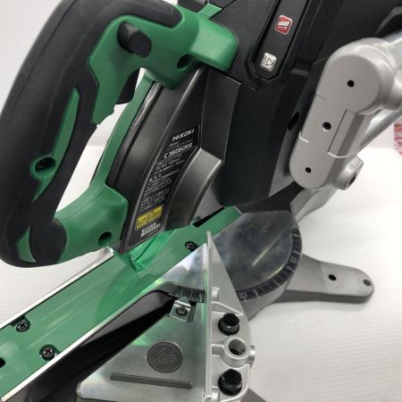 ДД HiKOKI ハイコーキ スライド丸のこ 程度A コードレス式 165mm 36v 800266 美品 充電器付き C3606DRB グリーン