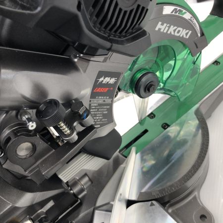ДД HiKOKI ハイコーキ スライド丸のこ 程度A コードレス式 165mm 36v 800266 美品 充電器付き C3606DRB グリーン