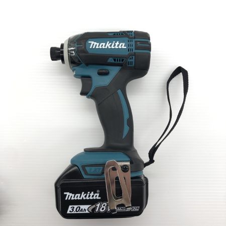 ДД MAKITA マキタ インパクトドライバ コードレス式 18v  充電器・充電池2個・ケース付 TD149D ブルー
