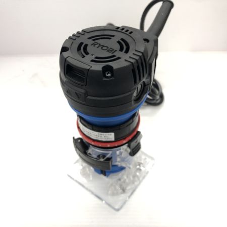 ДД RYOBI リョービ トリマー 程度B 箱付 100v ルータービットセット付 MTR-42 ブルー