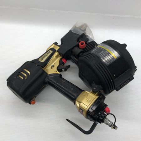 ДД HITACHI 日立 エア釘打ち 90MM ケース付 NV90HR ブラック×ゴールド