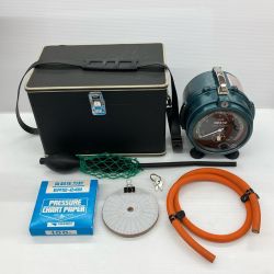 ДД YAZAKI 自記圧力計ケース付/鍵付き ER12-24M スカイブルー Bランク