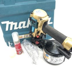 ДД MAKITA マキタ エア釘打ち   程度B 付属品完備 高圧 AN533H ゴールド Bランク