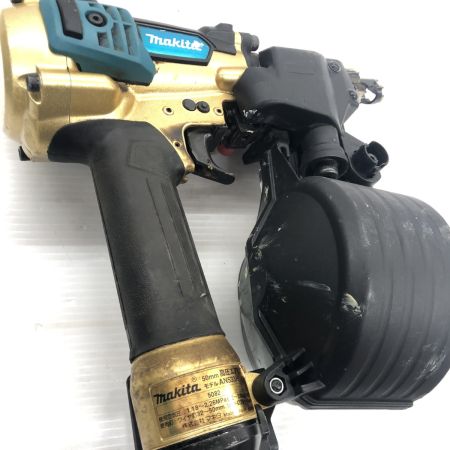 ДД MAKITA マキタ エア釘打ち   程度B 付属品完備 高圧 AN533H ゴールド
