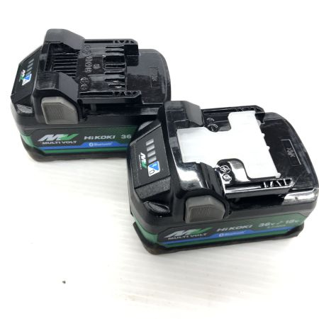 ДД HiKOKI ハイコーキ インパクトドライバ  程度B 充電器・充電池2個・ケース付 コードレス式 36v 2.5Ah JD406388 WH36DD ホワイト