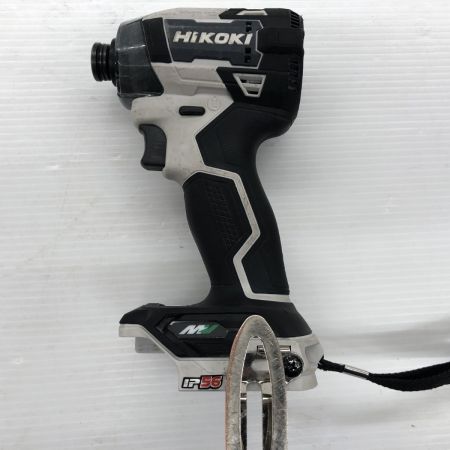 ДД HiKOKI ハイコーキ インパクトドライバ  程度B 充電器・充電池2個・ケース付 コードレス式 36v 2.5Ah JD406388 WH36DD ホワイト