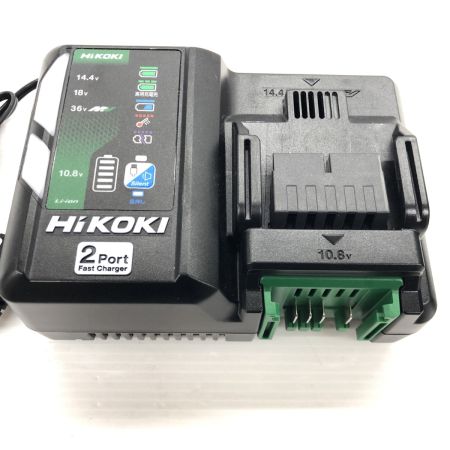 ДД HiKOKI ハイコーキ インパクトドライバ  程度B 充電器・充電池2個・ケース付 コードレス式 36v 2.5Ah JD406388 WH36DD ホワイト