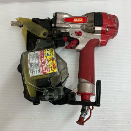 ДД MAX マックス エアツール スーパーネイラ 高圧 プラ連結ネイル32~65㎜ HN-65N1 レッド