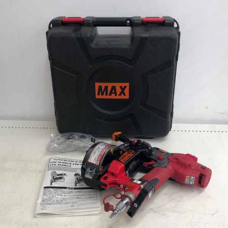 ДД MAX マックス エアツール ターボドライバー 高圧 ねじ足長25~41㎜ HV-R41G4 レッド
