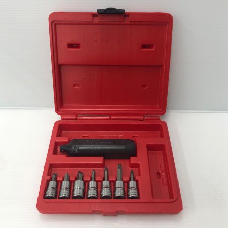 ДД Snap-on スナップオン  3/8インパクトドライバー＆ビット８点セット 208EPIT レッド