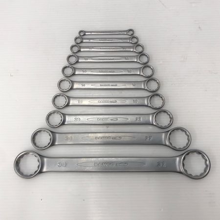 ДД BAHCO バーコ フラット型ボックススパナセット １０本セット
