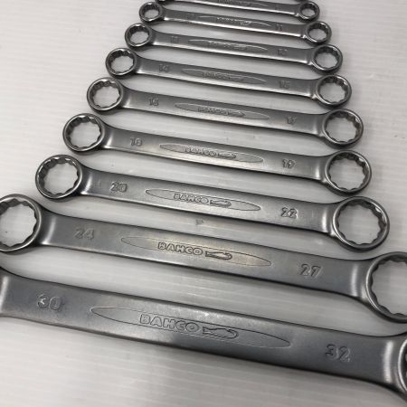 ДД BAHCO バーコ フラット型ボックススパナセット １０本セット