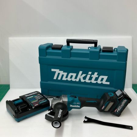 ДД MAKITA マキタ 40v充電式ディスクグラインダー 充電器・充電池1個・ケース付 GA018G