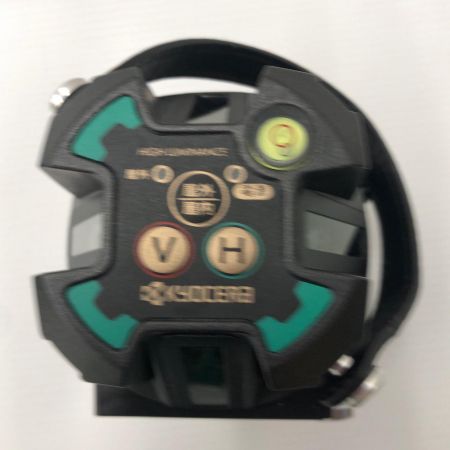 ДД KYOCERA キョウセラ レーザー墨出し器 受光器・ケース・ACアダプター付き DHLL400DG ブラック