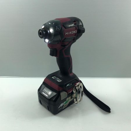 ДД HiKOKI ハイコーキ 36v インパクトドライバ 2.5Ah 充電器・充電池2個・ケース付 WH36DC レッド