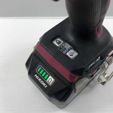 ДД HiKOKI ハイコーキ 36v インパクトドライバ 2.5Ah 充電器・充電池2個・ケース付 WH36DC レッド