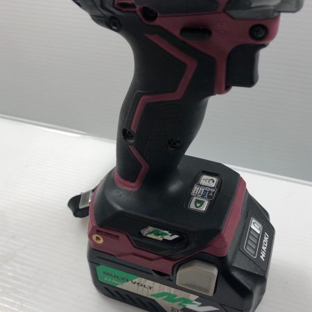 ДД HiKOKI ハイコーキ 36v インパクトドライバ 2.5Ah 充電器・充電池2個・ケース付 WH36DC レッド