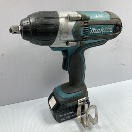  MAKITA マキタ 18V 充電式インパクトレンチ バッテリ1個付属 PSEマークあり TW450D ブルー