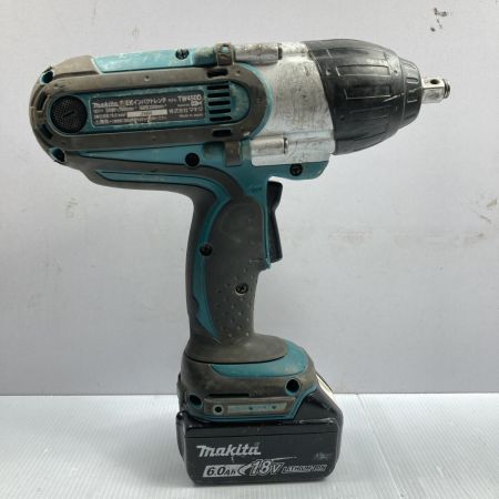  MAKITA マキタ 18V 充電式インパクトレンチ バッテリ1個付属 PSEマークあり TW450D ブルー