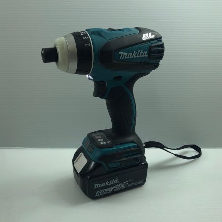 ДД MAKITA マキタ 18v 充電式4モードインパクトドライバ 充電器・充電池2個・ケース付 TP141DRGX ブルー