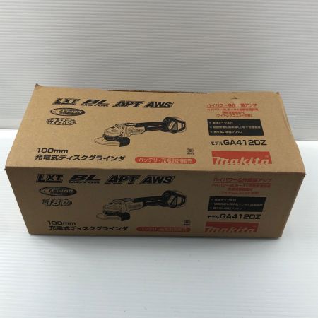 ДД MAKITA マキタ 研磨工具 グラインダー コードレス式 100mm 18v 165700Y GA412DZ