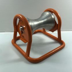 ДД IKURA SEIKI CO.,LTD. 育良精機 ケーブルコロ 安全最大荷重：4.9kN ISK-S2H オレンジ Bランク