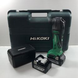 ДД HiKOKI ハイコーキ 18v 充電式マルチツール 充電池2個/ケース付 CV18DBL グリーン Bランク