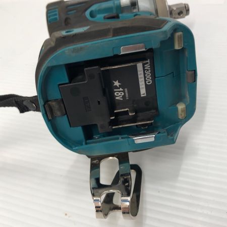 ДД MAKITA マキタ 18v 充電式インパクトレンチ  充電器・充電池2個・ケース付  TW300D ブルー