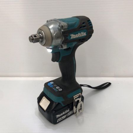 ДД MAKITA マキタ 18v 充電式インパクトレンチ  充電器・充電池2個・ケース付  TW300D ブルー
