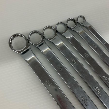 ДД MAC TOOLS マック 両口メガネレンチ ６本セット BOM22124R~BOM21011R