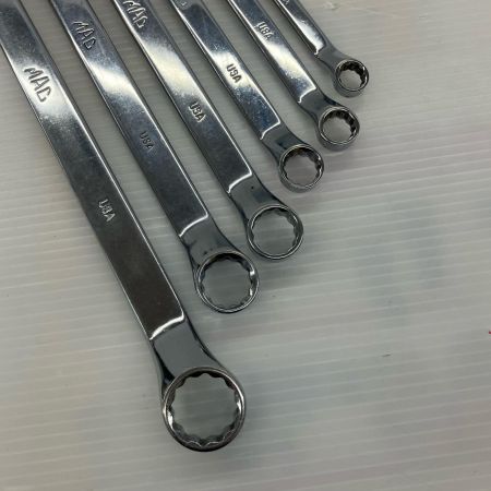 ДД MAC TOOLS マック 両口メガネレンチ ６本セット BOM22124R~BOM21011R
