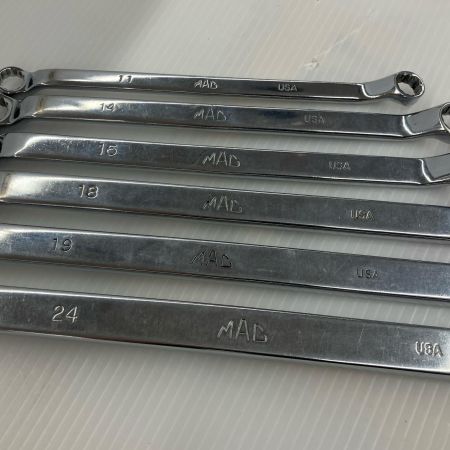 ДД MAC TOOLS マック 両口メガネレンチ ６本セット BOM22124R~BOM21011R