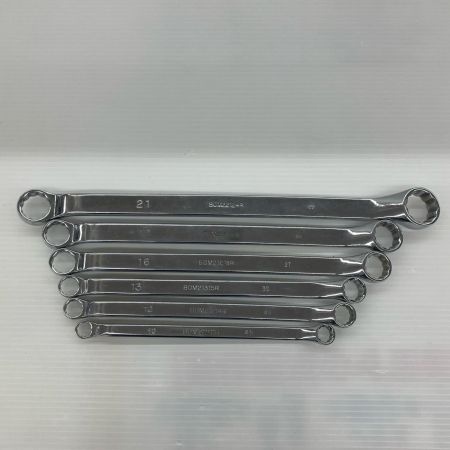 ДД MAC TOOLS マック 両口メガネレンチ ６本セット BOM22124R~BOM21011R