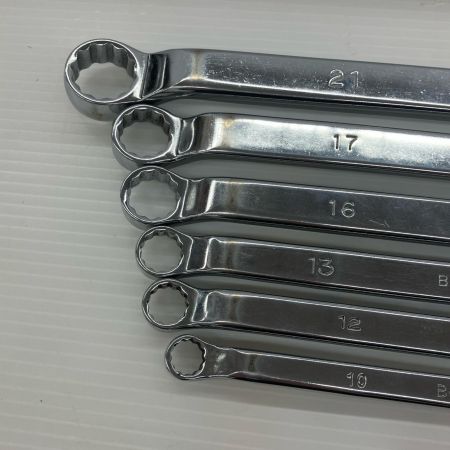 ДД MAC TOOLS マック 両口メガネレンチ ６本セット BOM22124R~BOM21011R