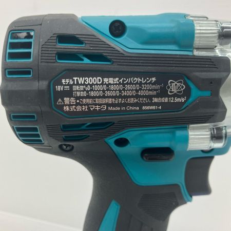 ДД MAKITA マキタ 18v 充電式インパクトレンチ アルミケース・充電池1個付 TW300D ブルー