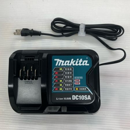 ДД MAKITA マキタ 10.8v 充電式インパクトドライバ 充電器・充電池2個・ケース付 TD111D ブルー