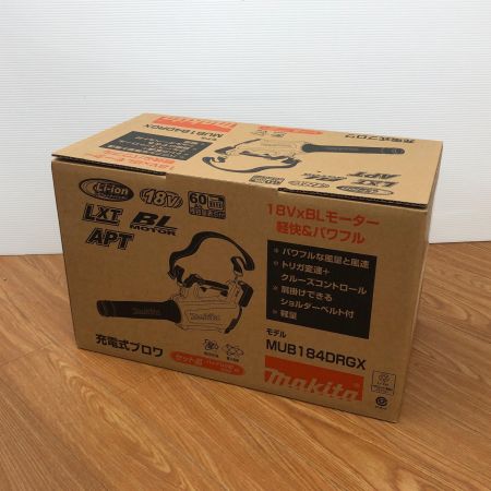 ДД MAKITA マキタ 18v 充電式ブロワ 未使用品(S) 充電器・充電池2個付 6.0Ah MUB184DRGX