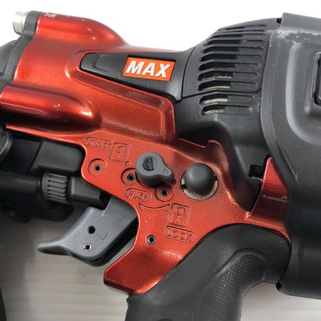 ДД MAX マックス 高圧 エア釘打ち ケース付  釘打ち確認済 HN-90N4(D) レッド